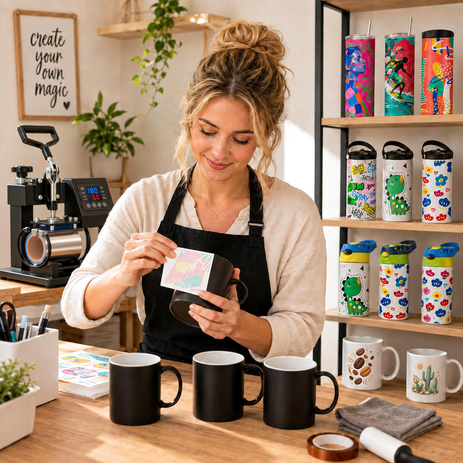11 oz Color Changing Sublimation Mugs – 12 Pack Ceramic Mugs