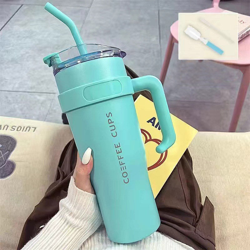 40oz Tumbler with Handle and Straw Lid - Designer Picks