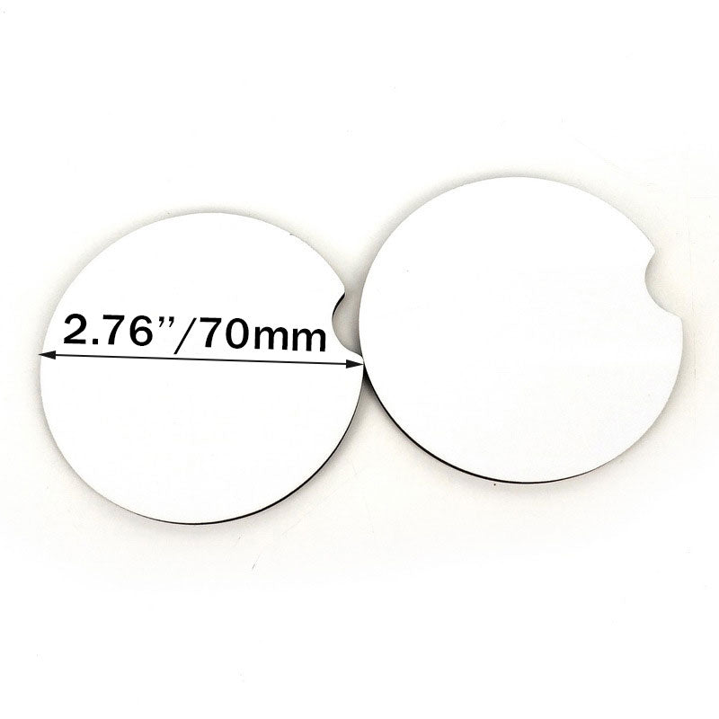 Sublimation Blanks Drink Coasters Cork Water Absorbent Coasters Set