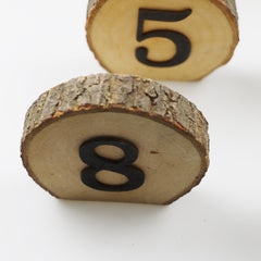 Wedding Table Number, 1-10 Wooden Table Number