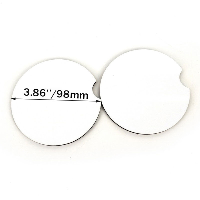 Sublimation Blanks Drink Coasters Cork Water Absorbent Coasters Set