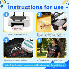 Quick Dry Sublimation Shirts Blanks Bulk 5 Pack Unisex S-2XL - Black