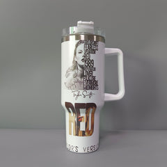 TAYLOR SWIFT - 40oz Stainless Steel Tumbler with handle - Designer Picks