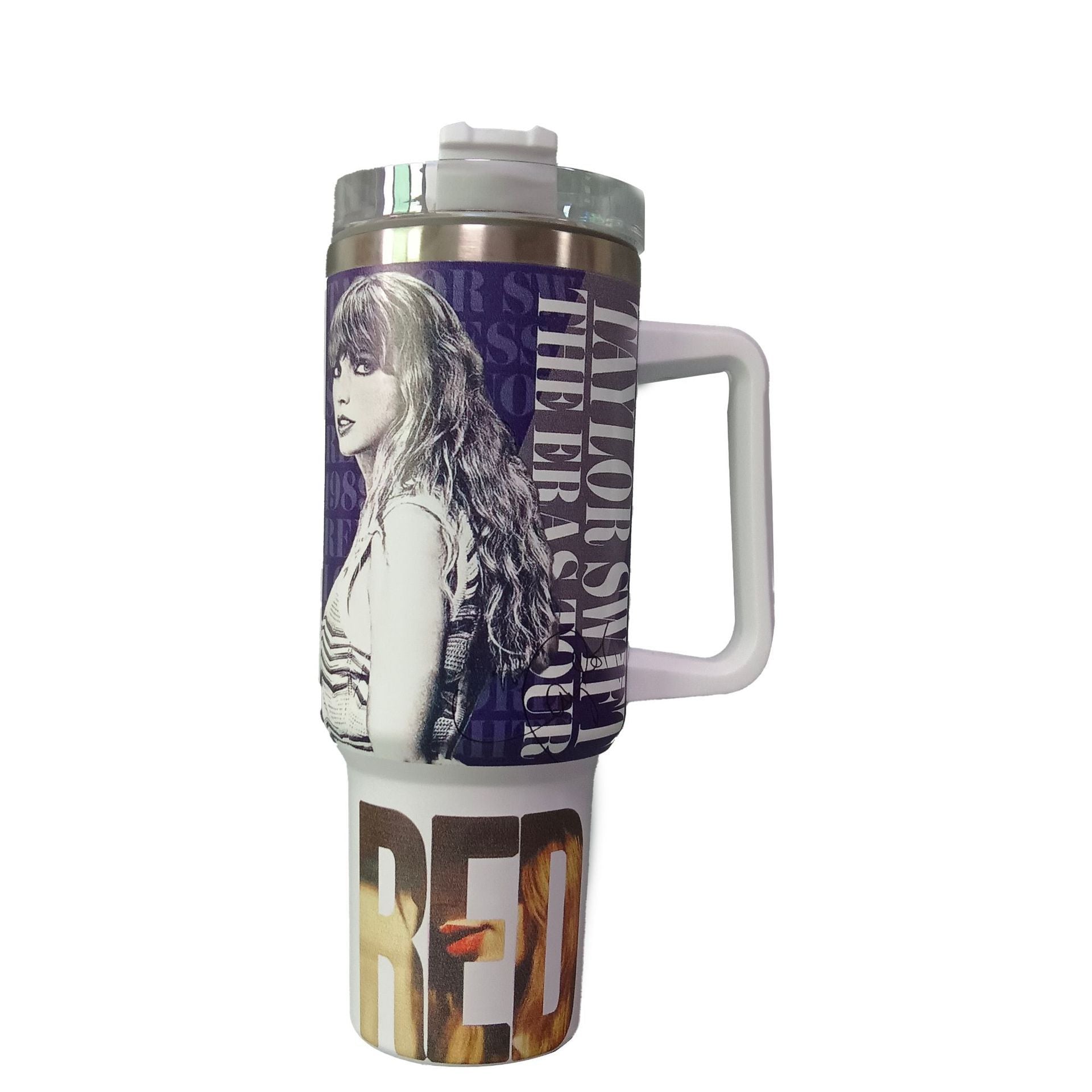TAYLOR SWIFT - 40oz Stainless Steel Tumbler with handle - Designer Picks