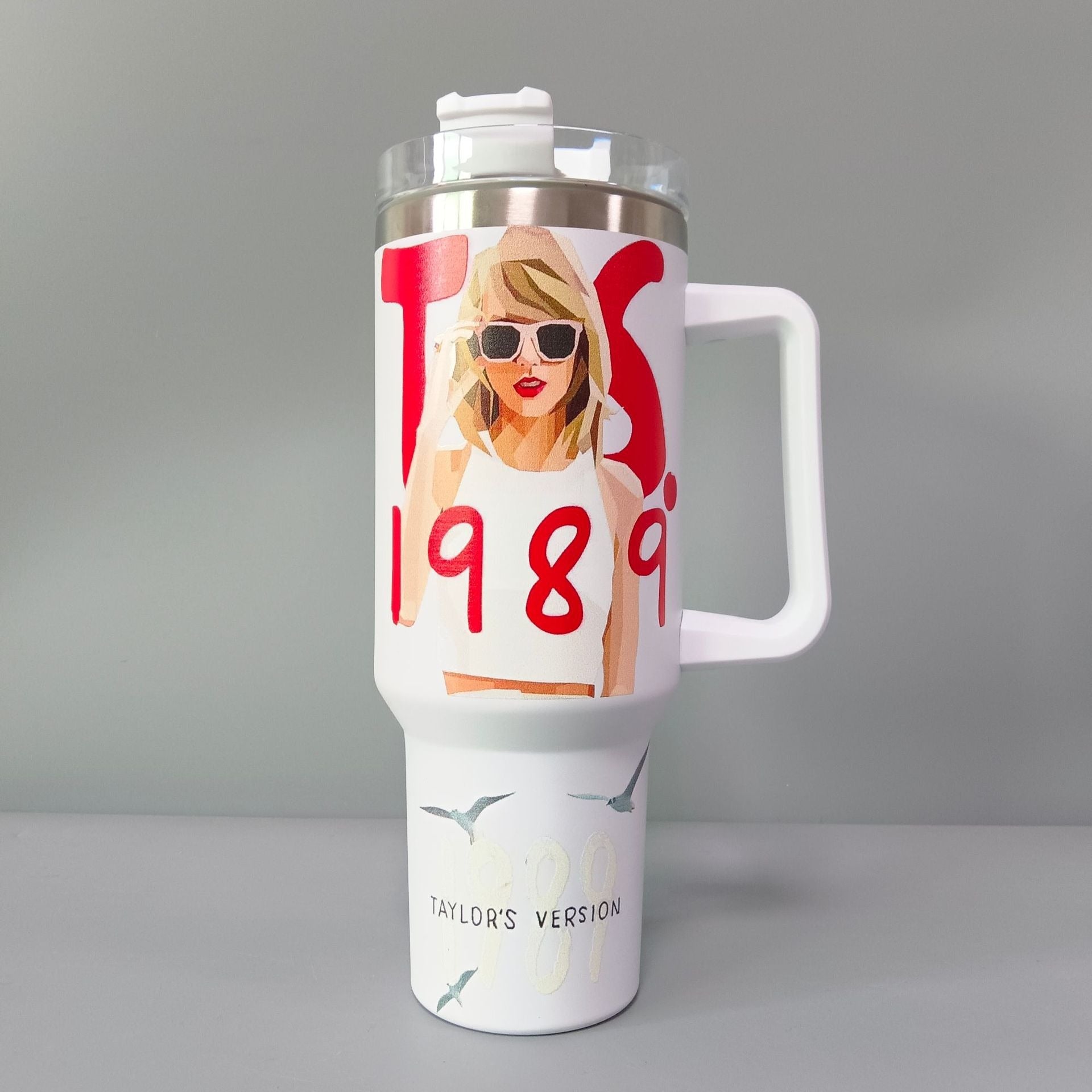 TAYLOR SWIFT - 40oz Stainless Steel Tumbler with handle - Designer Picks