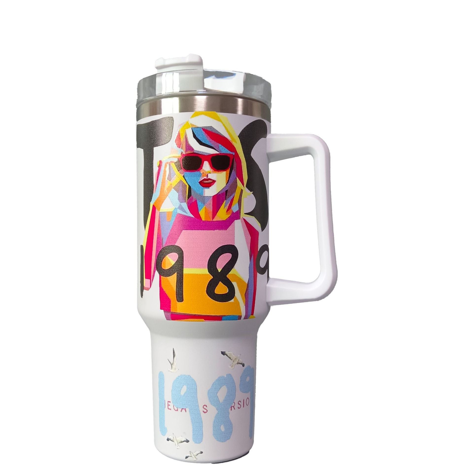 TAYLOR SWIFT - 40oz Stainless Steel Tumbler with handle - Designer Picks