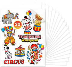 Transparent Sublimation Sticker Paper – 8.5×11 Glossy Waterproof Vinyl (20 Sheets)