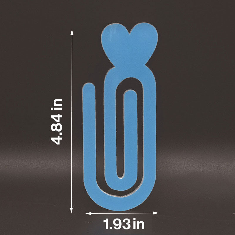 Sublimation Paper Clips, 18 style Blanks Bulk Acrylic Jumbo Paper Clips