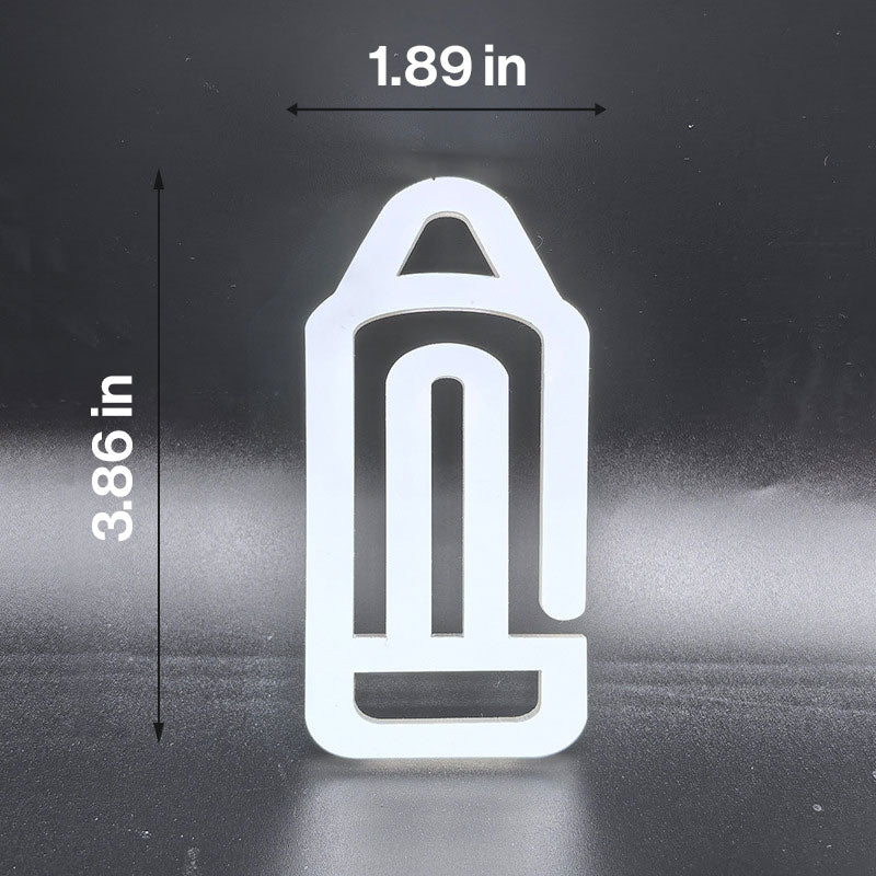 Sublimation Paper Clips, 18 style Blanks Bulk Acrylic Jumbo Paper Clips