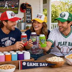 25 Pack Sublimation Beer Can Cooler Sleeves – 25 Colors Neoprene Blanks