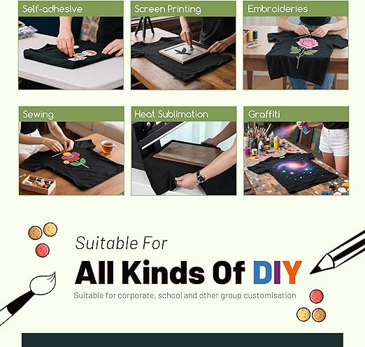 5 PCS Unisex Sublimation Blanks Bulk Polyester T Shirts - Black