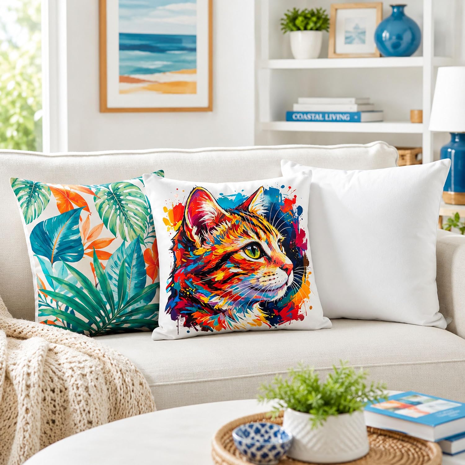Sublimation Pillow Cases 15 Pack 18 X 18 Inch White Cushion Covers