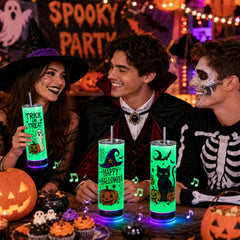 10 Pack 20oz Sublimation Bluetooth Speaker Tumblers - Glow in the Dark
