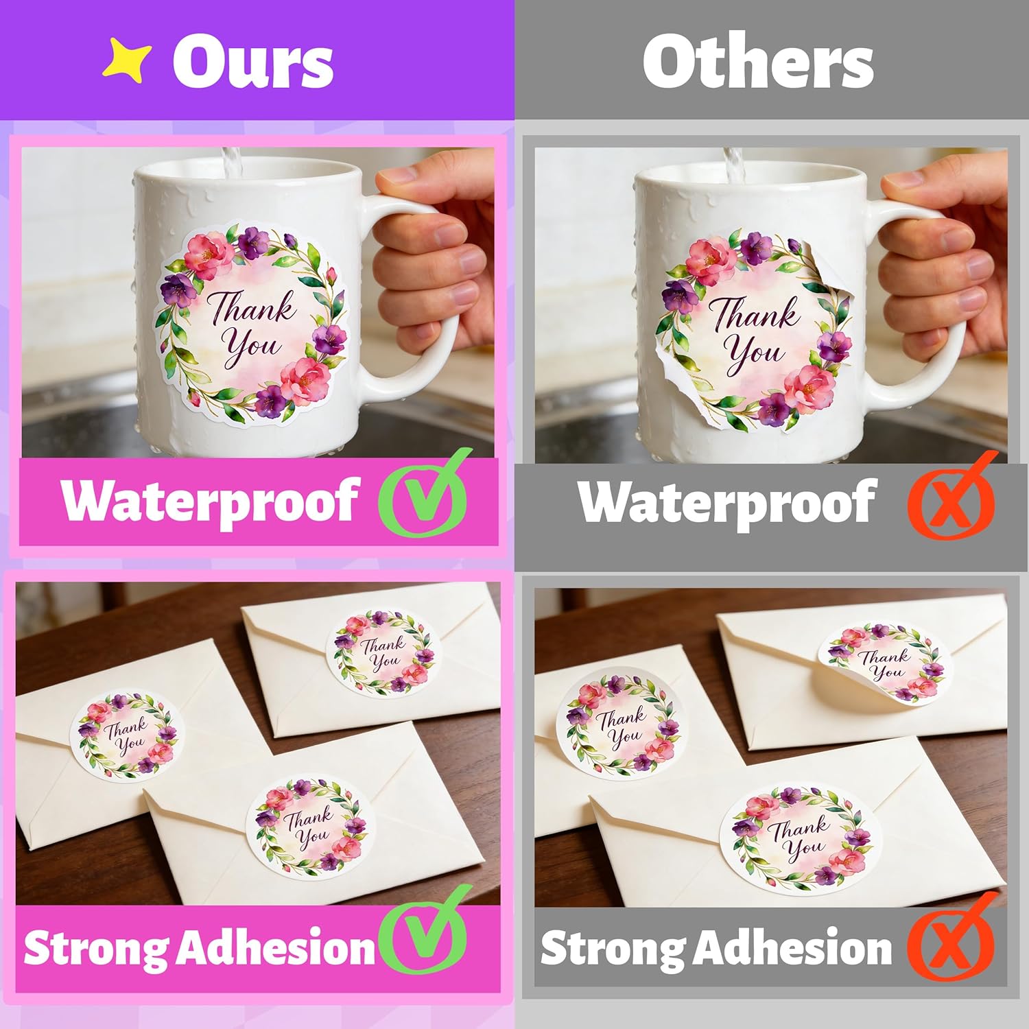 Sublimation Sticker Paper – 8.5×11 Waterproof Glossy Vinyl (20 Sheets)