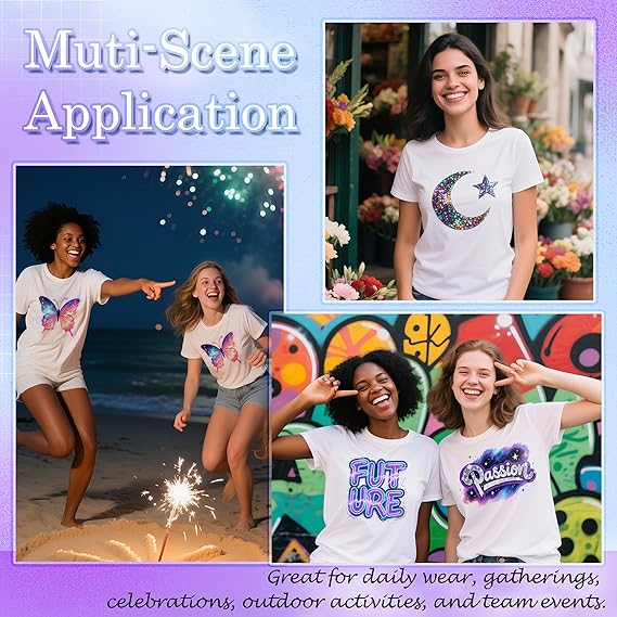 3 Pack Sublimation T-Shirts Bulk – Unisex White Polyester for Heat Transfer - S