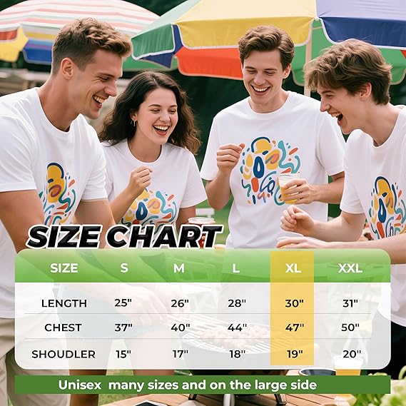 3 Pack Sublimation T-Shirts Bulk – Unisex White Polyester for Heat Transfer - XL