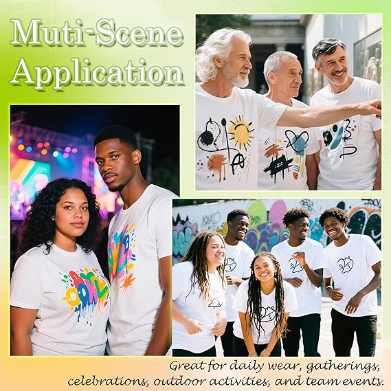 3 Pack Sublimation T-Shirts Bulk – Unisex White Polyester for Heat Transfer - XL