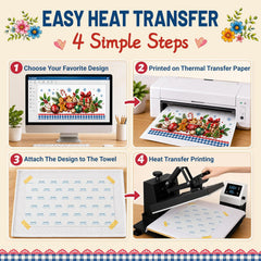 20 Pack Sublimation Towel Microfiber Towel for Cleaning and Decor