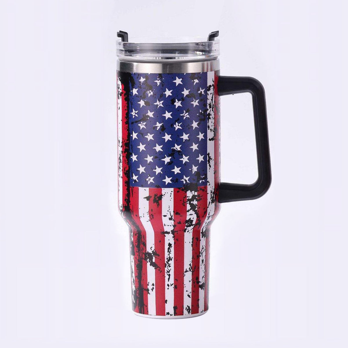 40 Oz Water Bottle for Stainless Steel Tumbler (Black Handle)