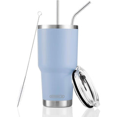 30 oz Sky Blue Stainless Steel Tumbler