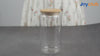 6 pack Clear Glass Cups with Bamboo Lids -You're saving 35%!– now just $14.99!