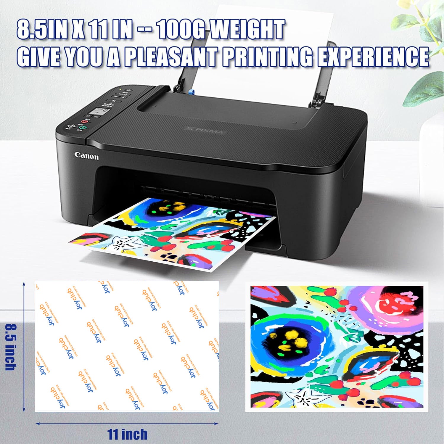 120g Sublimation Paper 8.5×11 Inch - 55 Sheets