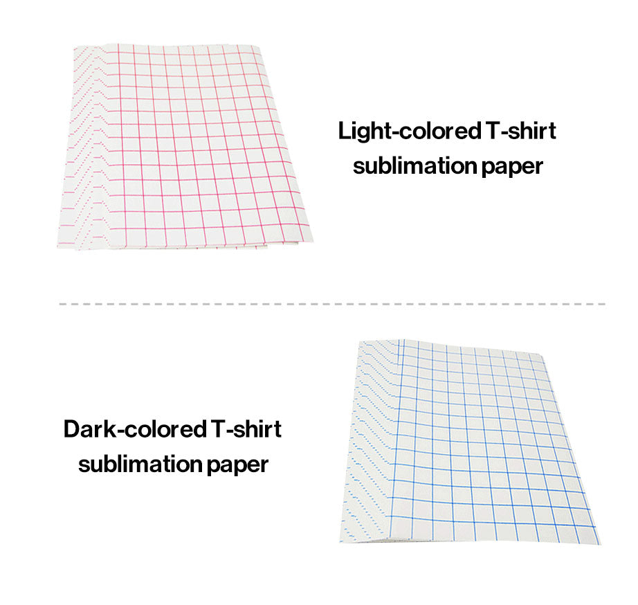 Sublimation Transfer Paper for Dark & Light Cotton T-Shirts, A3 & A4 Sizes