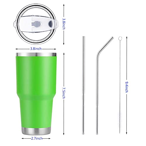 30 oz tumbler stainless steel cups metal water bottles in bulk - Green