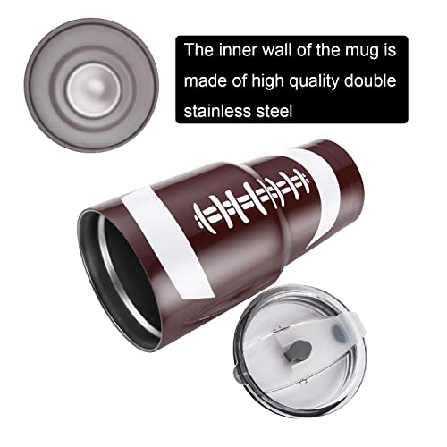 30 oz tumbler stainless steel cups metal water bottles in bulk - Football