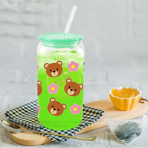 8 Pack UV Dtf Cup Wraps for Glass Cups (Cute Animal)