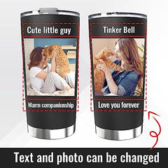 Custom tumblers  20 oz sublimation tumblers stainless steel cup Personalized Picture