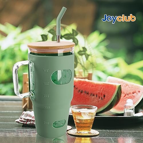 32 oz Glass Tumbler  (Green)