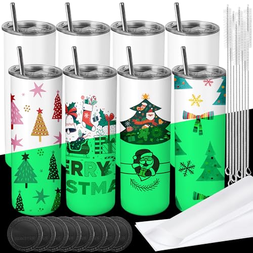 20 OZ Sublimation Tumblers Glow in the Dark